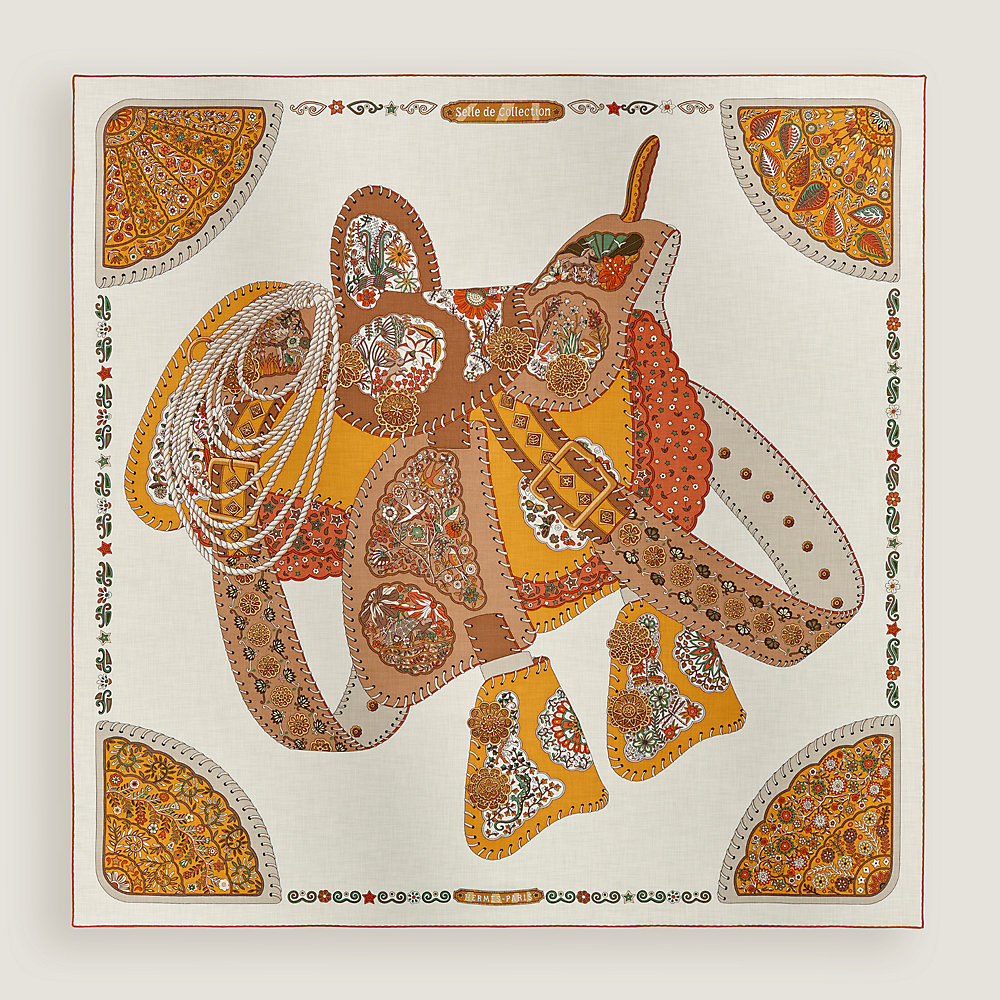 Selle de Collection shawl 140 | Hermès USA